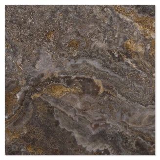 Marmor Klinker Infinito Brun Polerad 120x120 cm
